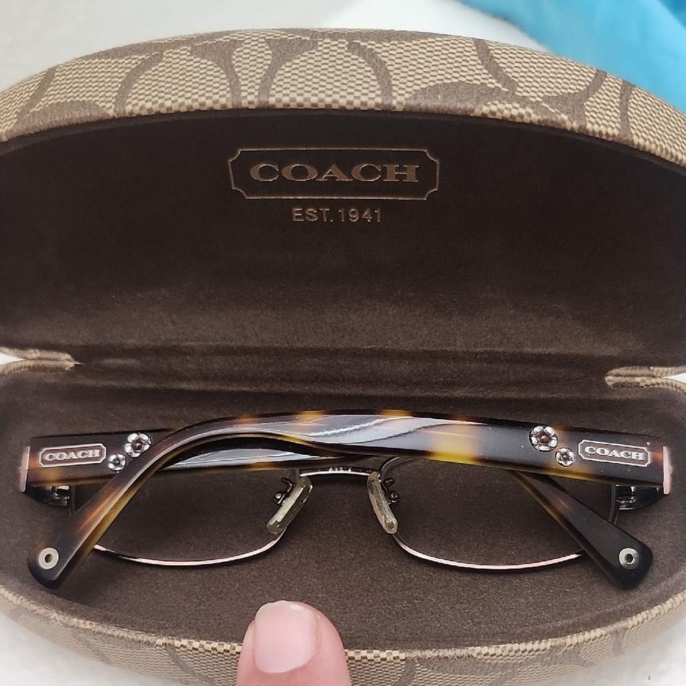 Coach Tortoise Shell Eyewear with Case